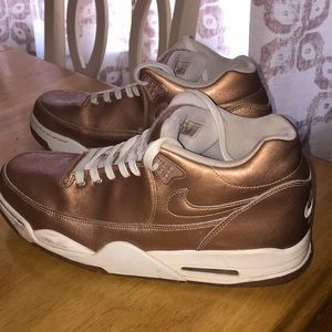 Size 11.5 Nike Air Flight Squad Bronze color